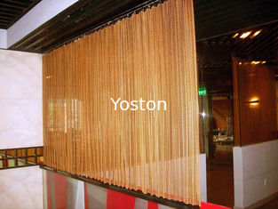 China Materiais de aço inoxidável/de alumínio da cortina decorativa da bobina da cortina da rede de arame fornecedor