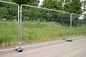 A cerca provisória portátil da malha do metal almofada a aplicação do posto de gasolina/estação de trem fornecedor