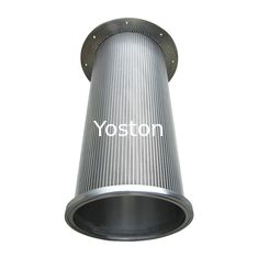 China Tela de aço inoxidável do cilindro de gerencio do filtro do fio da cunha para a máquina da polpa fornecedor