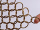 Correio Chain de aço inoxidável da cortina arquitetónica da rede de arame do anel da cortina anticorrosivo fornecedor