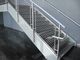 Cerca de aço inoxidável flexível da malha da corda de fio da virola decorativa para trilhos da escada fornecedor